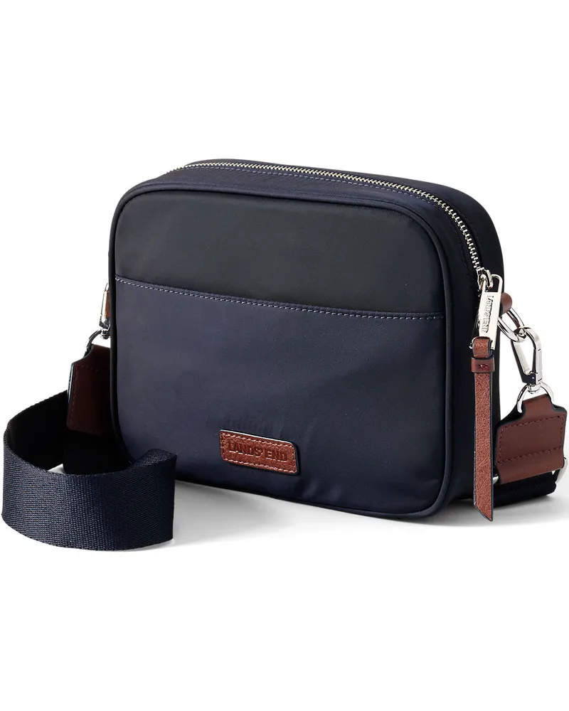 Lands' End Kleine Umhängetasche, Damen, Größe:null regular, Blau, Nylon, by Blau