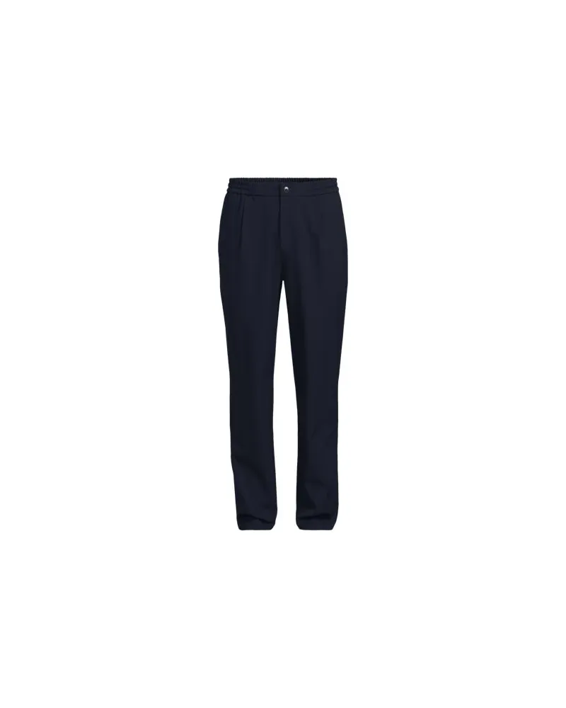 Lands' End Wool Touch Hose, Herren, Größe regular, Blau, Polyester/Viskose/Polyester-Mischung, by Blau