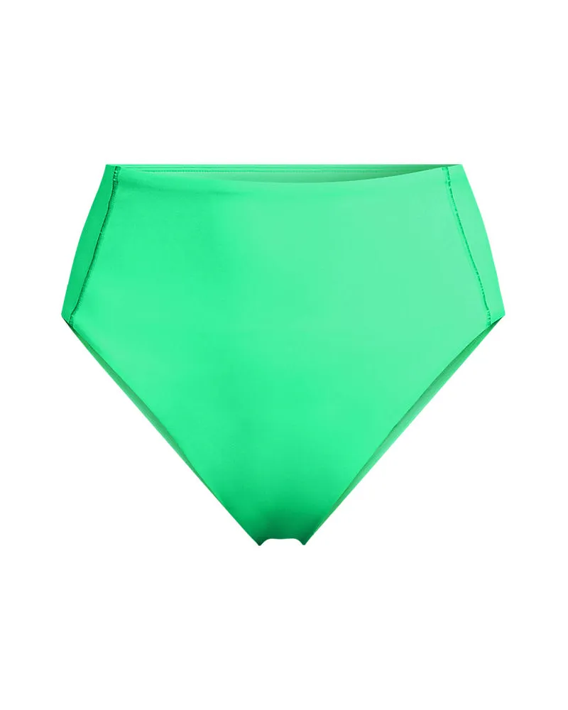 Lands' End Komfort-Bikinihose mit hohem Beinausschnitt, High Waist, Damen, GrÃ¶ÃŸe regular, GrÃ¼n, by Grã¼n