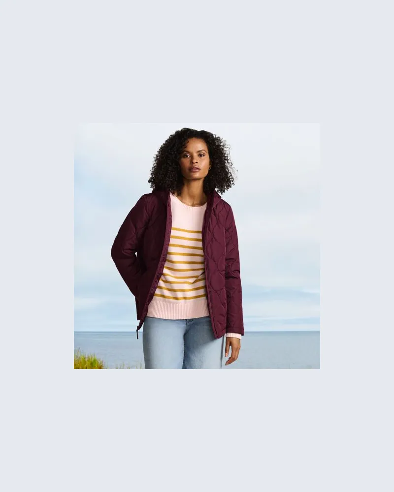 Lands' End Isolierte Steppjacke FeatherFree, Damen, Größe regular, Rot, Polyester, by Rot