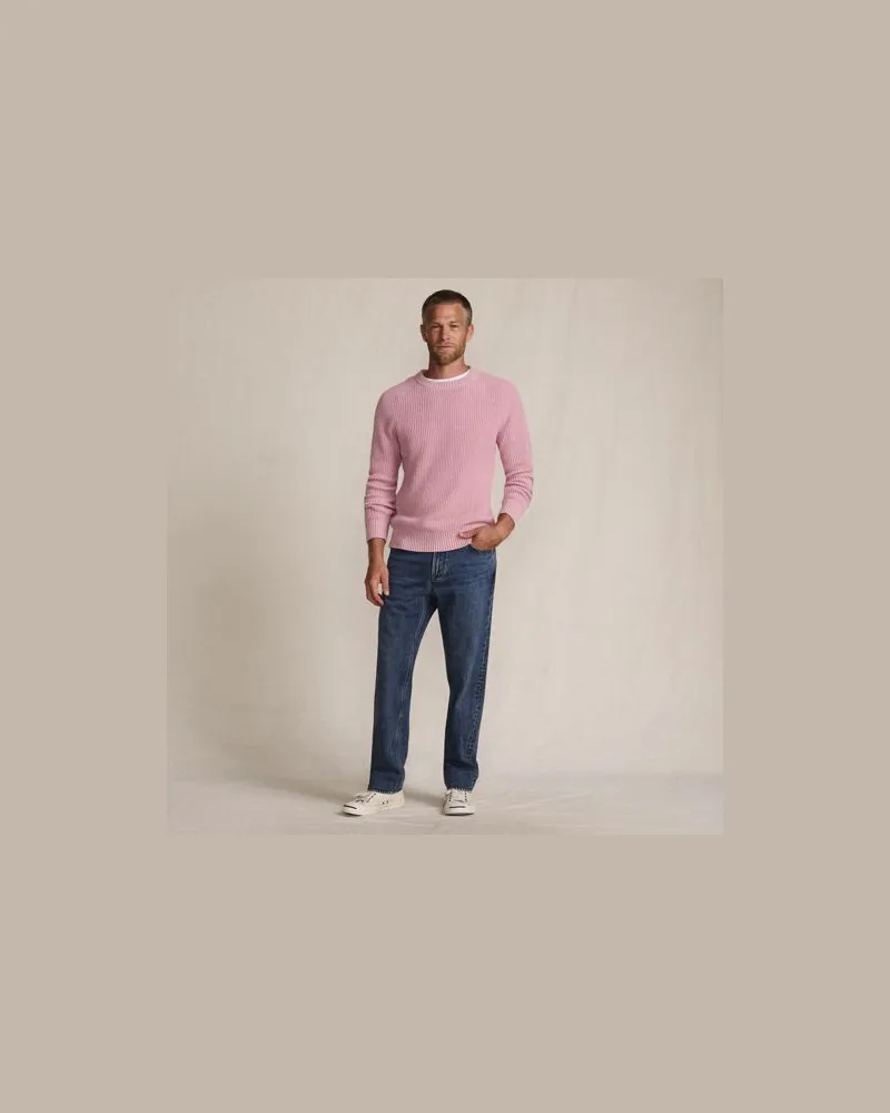 Lands' End Stretch-Denim Jeans, Classic Fit, Herren, Größe regular, Blau, Baumwoll-Mischung, by Blau