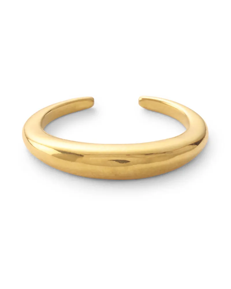 Lands' End Wasserfester, verstellbarer Ring, Damen, Größe:null regular, Gelb, by Gelb