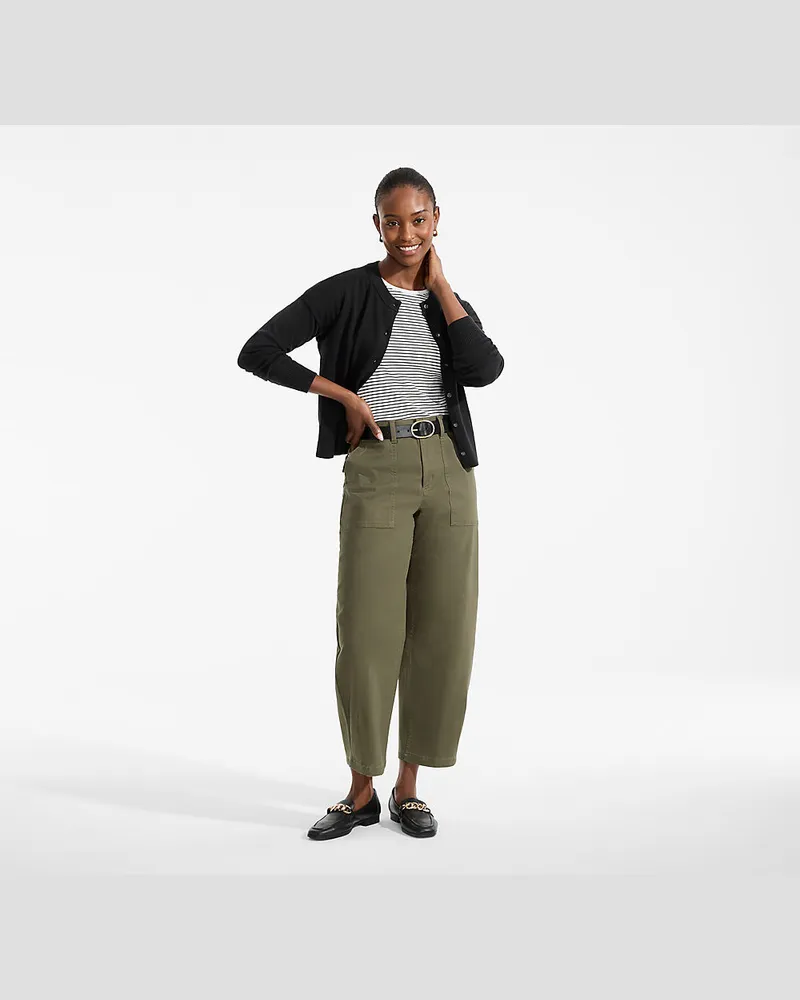 Lands' End Kurzer Feinstrick-Cardigan aus Baumwolle, Damen, Größe regular, Schwarz, Baumwolle, by Schwarz
