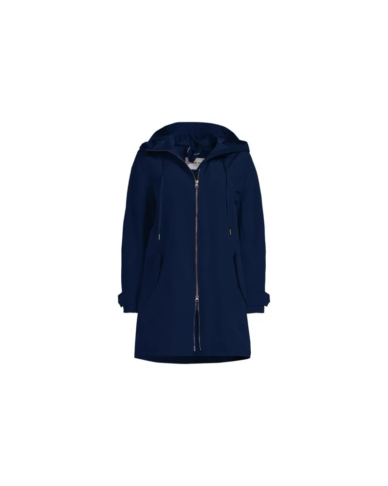 Lands' End Squall Regenjacke in A-Linie, Damen, Größe petite, Blau, Nylon, by Blau