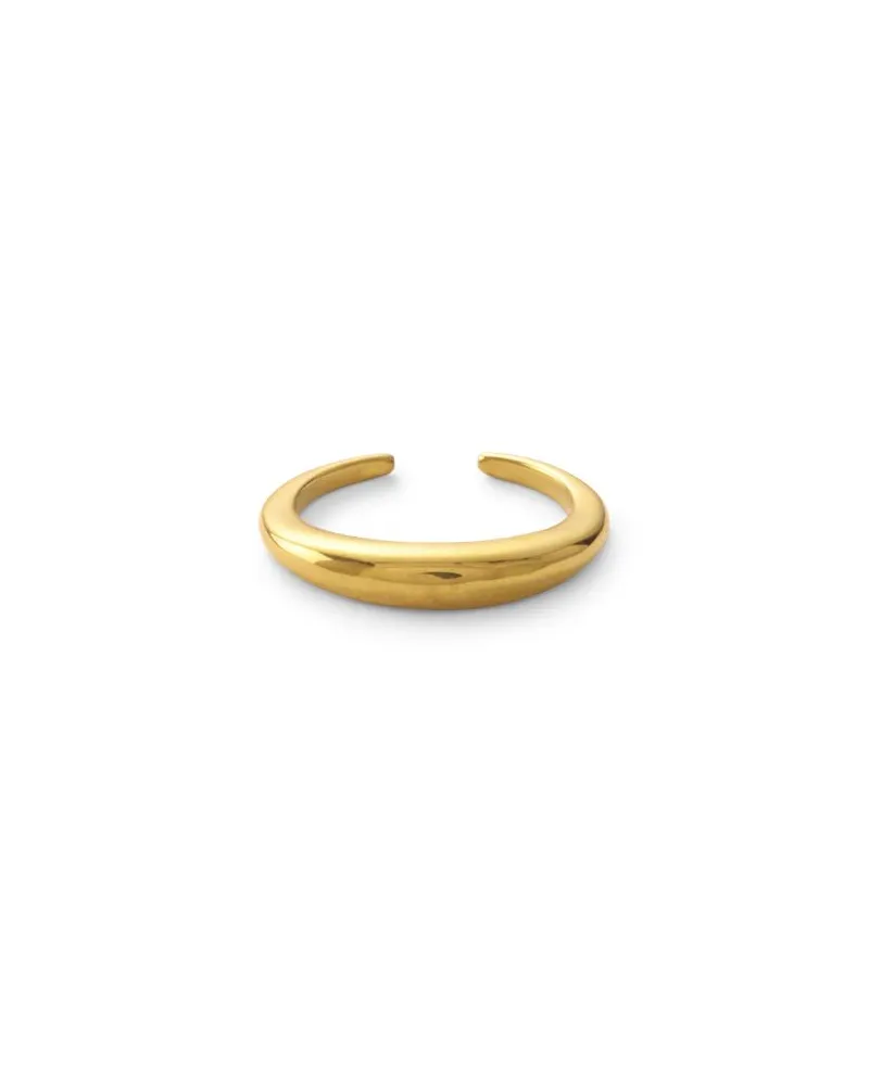Lands' End Wasserfester, verstellbarer Ring, Damen, Größe:null regular, Gelb, by Gelb