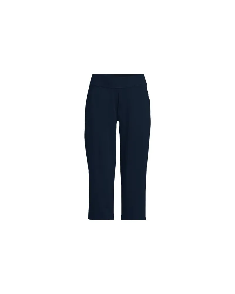 Lands' End Stretch-Freizeithose in 3/4-Länge, Damen, Größe:32-34 regular, Blau, Baumwoll-Mischung, by Blau