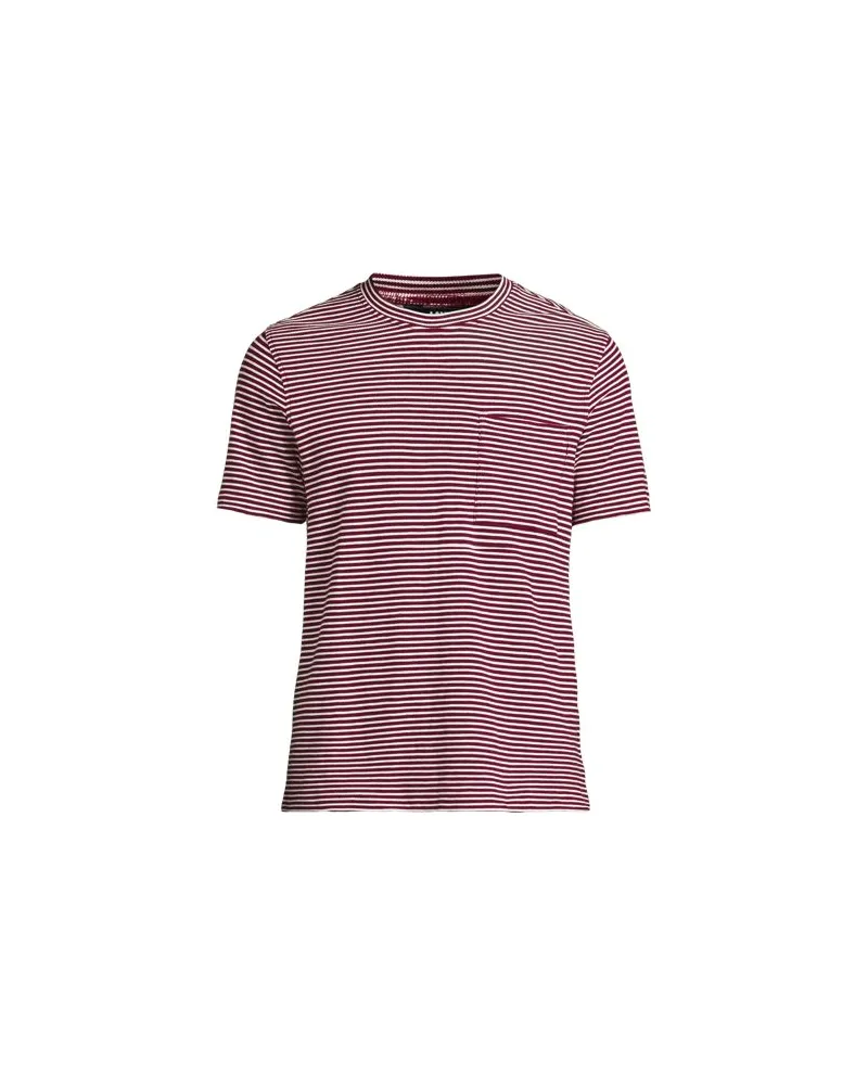 Lands' End Kurzarm-Shirt aus Baumwoll-/Leinenmix, Herren, Größe:56-58 regular, Rot, Baumwolle/Leinen, by Rot