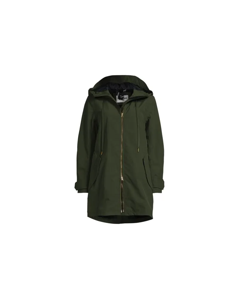 Lands' End Squall Regenjacke in A-Linie, Damen, Größe plus, Grün, Nylon, by Grün