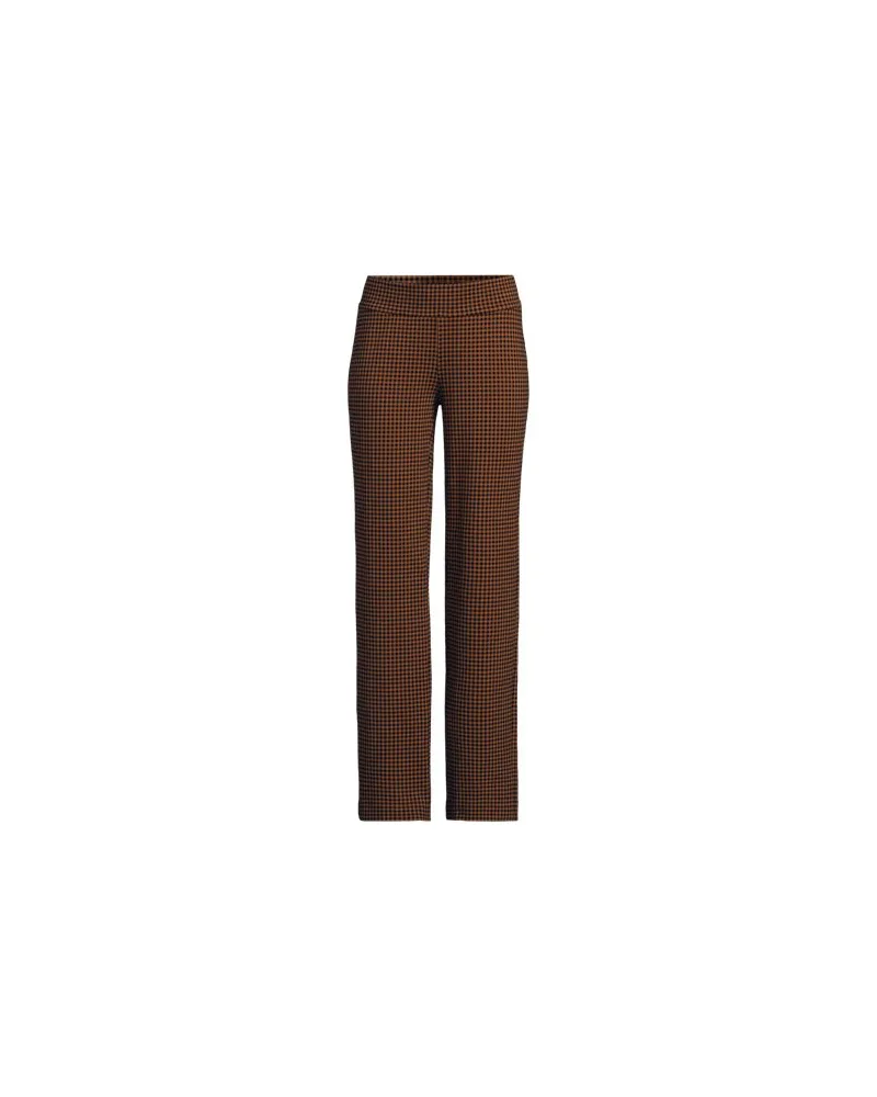 Lands' End Starfish Pant Stretch-Freizeithose, Damen, Größe regular, Braun, Baumwoll-Mischung, by Braun