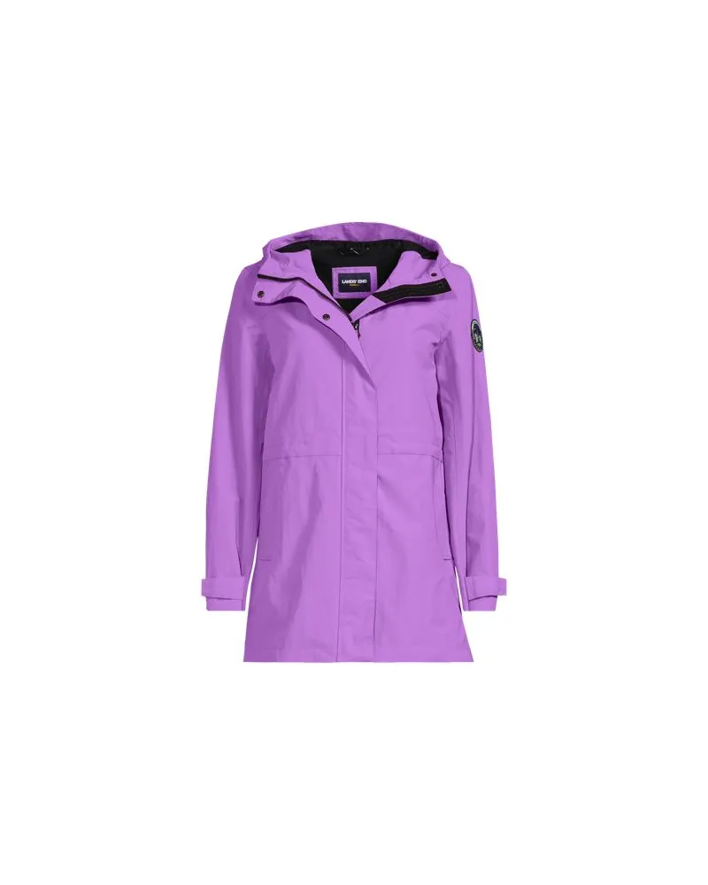 Lands' End Squall Regenmantel, Damen, Größe regular, Pink, Nylon, by Pink