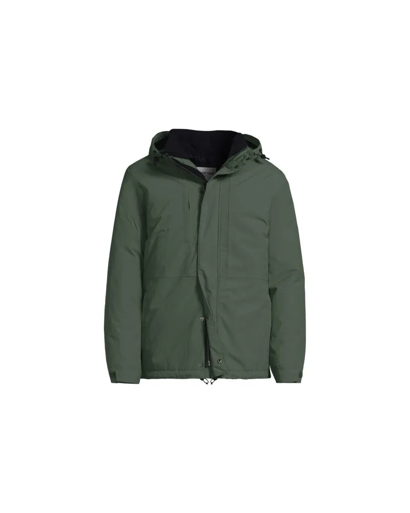 Lands' End Isolierte, wasserdichte 3-in-1-Jacke Squall, Herren, Größe:60 regular, Grün, Polyester/Nylon, by Grün