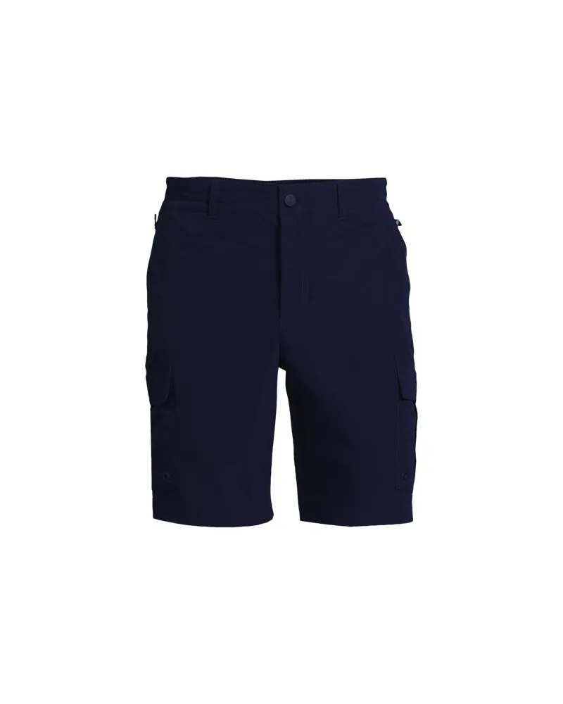Lands' End Schnelltrocknende Cargo-Shorts, Herren, Größe:60 regular, Blau, Polyester-Mischung, by Blau