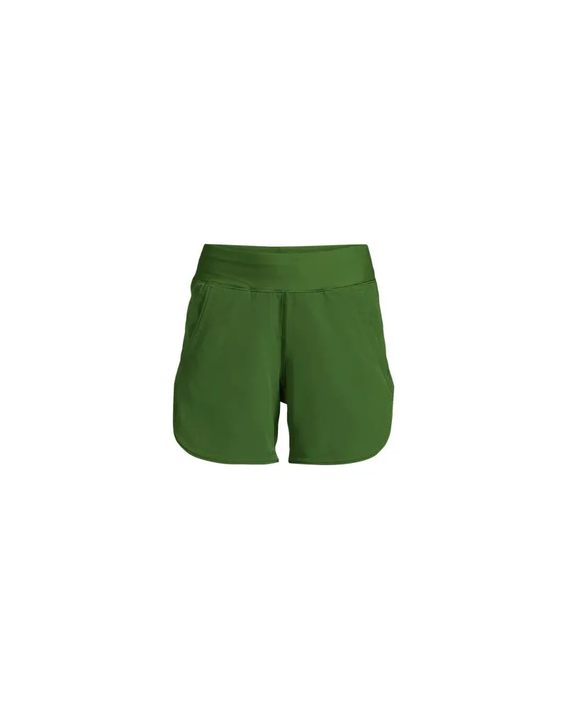 Lands' End Badeshorts, Damen, Größe plus, Grün, Nylon-Mischung, by Grün