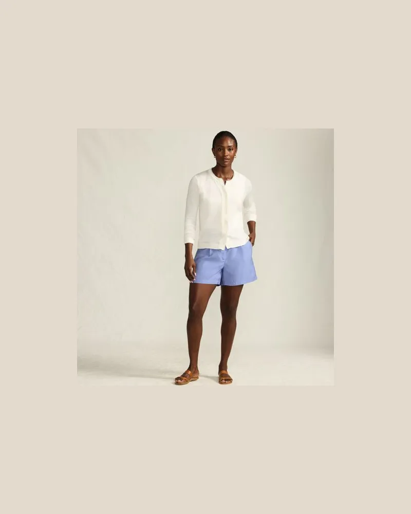 Lands' End Softe Shorts aus Modal-Mix, Damen, Größe regular, Blau, Polyester/Polyester-Mischung, by Blau