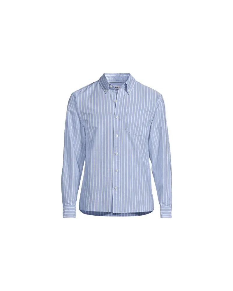 Lands' End Oxfordhemd Sail Rigger, Herren, Größe:60 regular, Blau, Baumwolle, by Blau