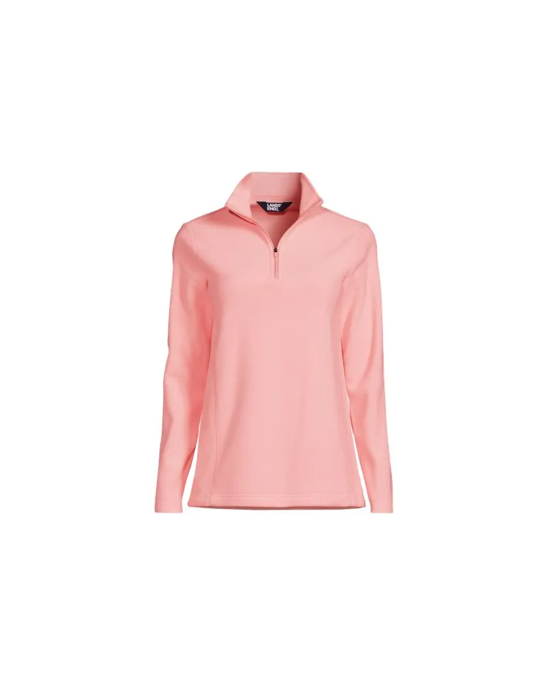 Lands' End Anyweather™ Fleece-Pullover mit Reißverschluss, Damen, Größe plus, Pink, Polyester, by Pink