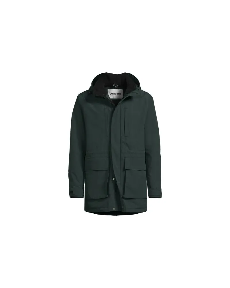 Lands' End Wasserdichter, isolierter Squall-Parka, Herren, Größe:56-58 regular, Grün, Nylon, by Grün