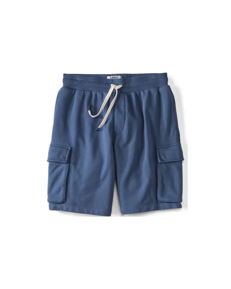 Lands' End Cargo-Shorts Serious Sweats, Herren, Größe:56-58 regular, Blau, Baumwolle, by Blau