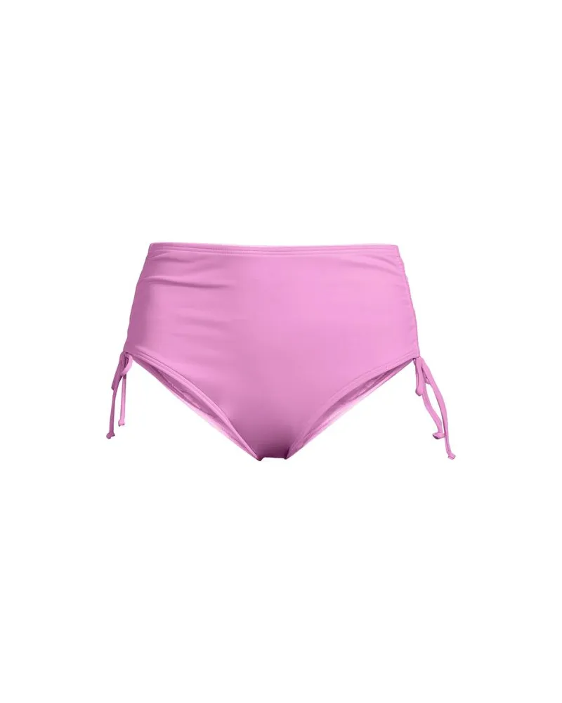 Lands' End Verstellbare High Waist-Bikinihose CHLORRESISTENT, Damen, Größe:32-34 regular, Pink, Elasthan/Nylon-Mischung, by Pink