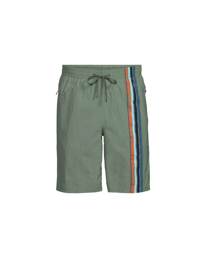 Lands' End Badeshorts mit Hydroliner, 23 cm, Herren, Größe:52-54 regular, Grün, by Grün