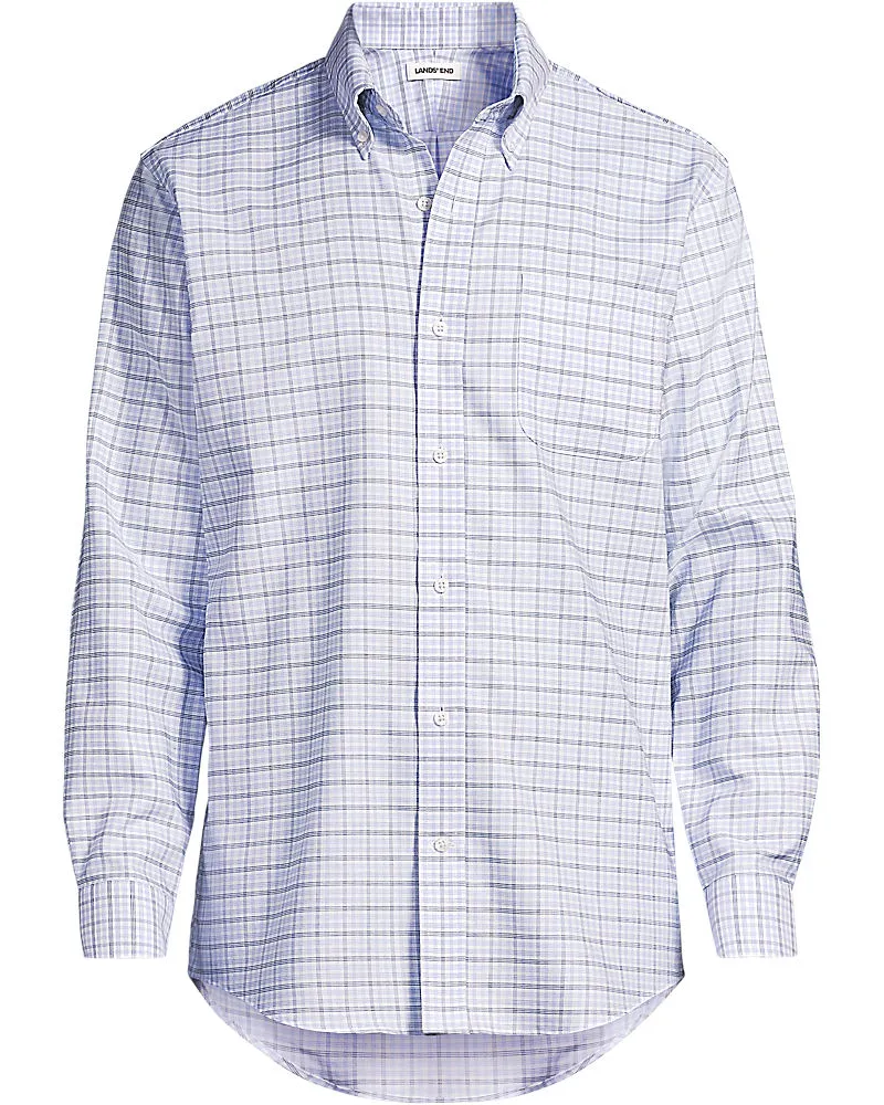 Lands' End CLASSIC FIT. Buttondown-Kragen. Oxfordhemd, Herren, GrÃ¶ÃŸe regular, WeiÃŸ, Baumwolle, by Weiãÿ