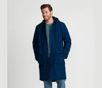 Stadionmantel SQUALL, Herren, Größe regular, Blau, Nylon, by