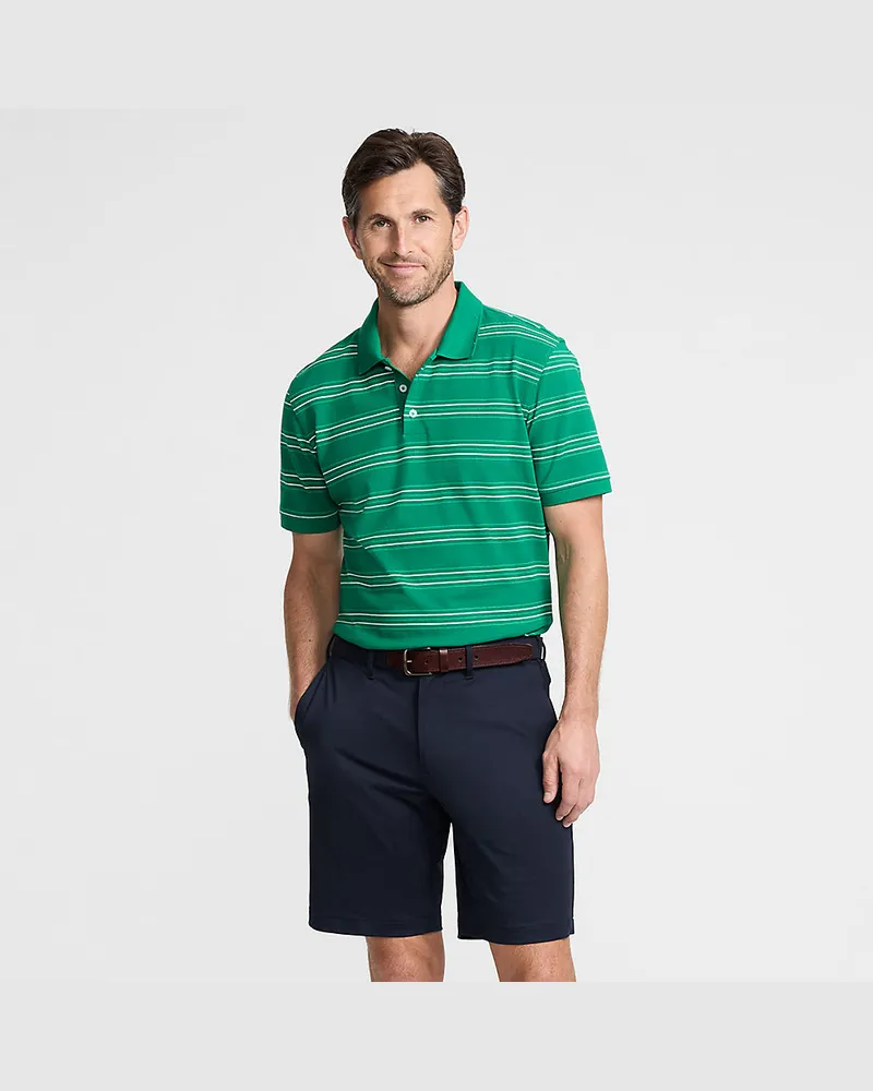 Lands' End Golf-Shorts, Herren, Größe regular, Blau, Polyester, by Blau