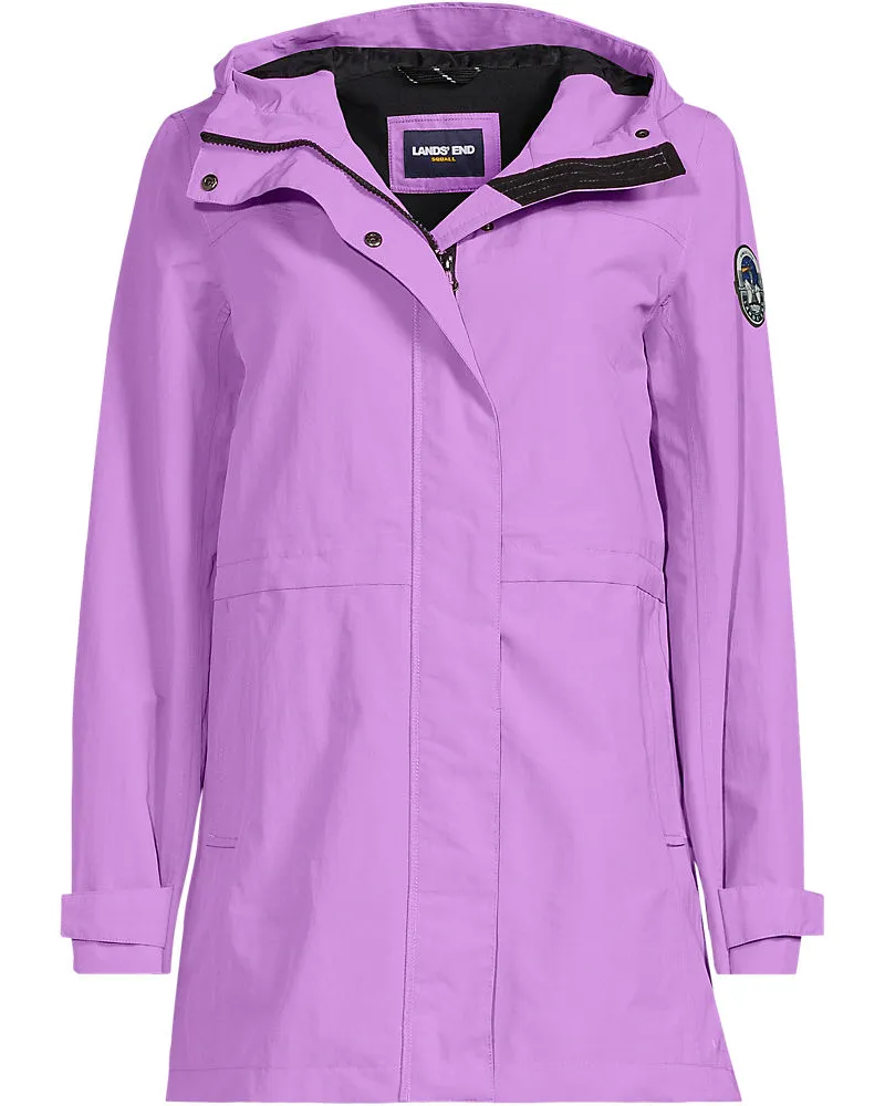 Lands' End Squall Regenmantel, Damen, Größe regular, Pink, Nylon, by Pink