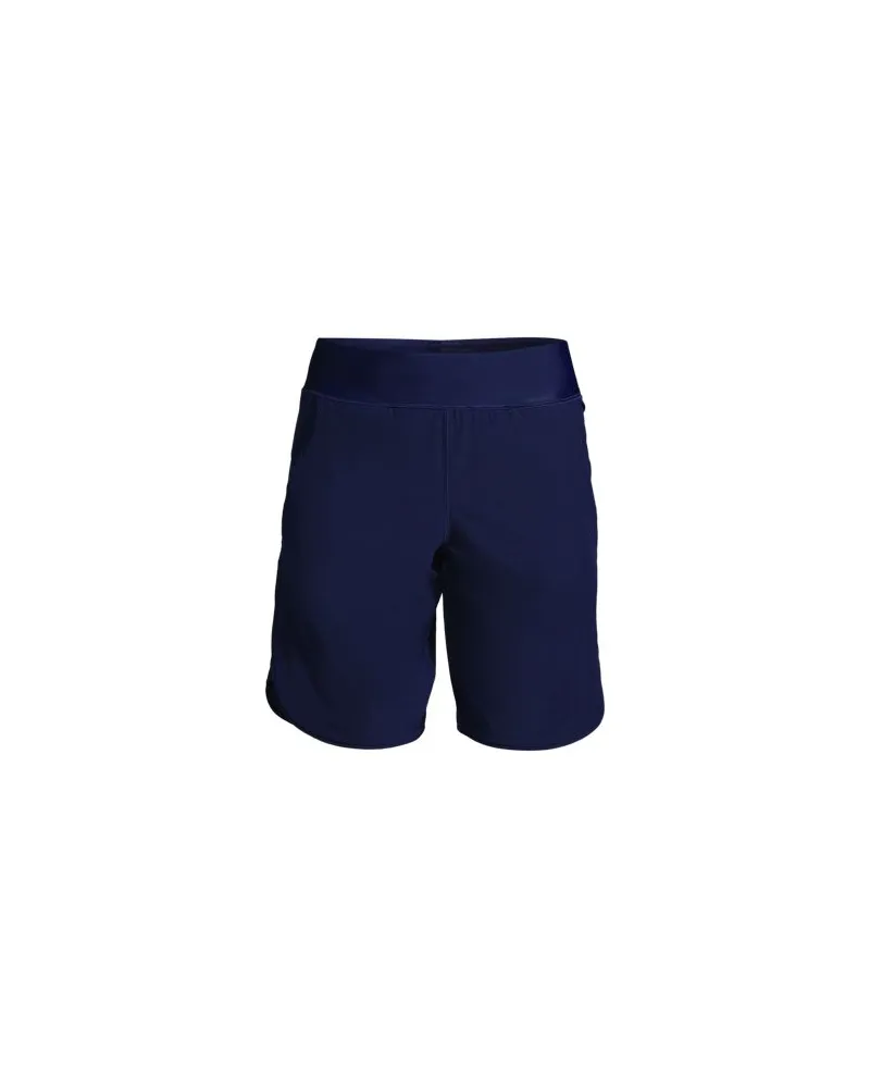 Lands' End Badeshorts 23 cm, Damen, Größe plus, Blau, Polyester-Mischung, by Blau