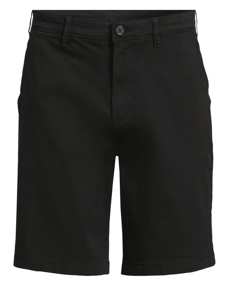 Lands' End Slim Fit Chino-Shorts, Herren, Größe regular, Schwarz, by Schwarz