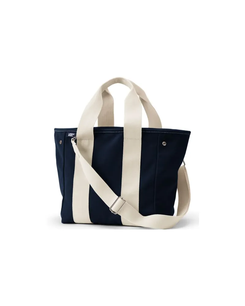 Lands' End Canvas-Tasche Multiway, Damen, Größe:null regular, Blau, Baumwolle, by Blau