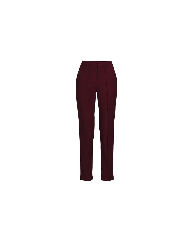Lands' End Knöchellange High Waist Hose, Damen, Größe regular, Rot, Baumwoll-Mischung/Nylon-Mischung, by Rot
