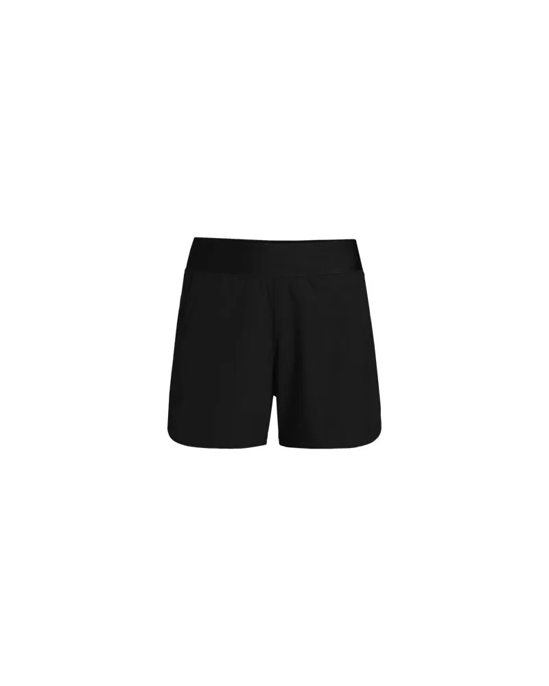 Lands' End Badeshorts, Damen, Größe plus, Schwarz, Nylon-Mischung, by Schwarz