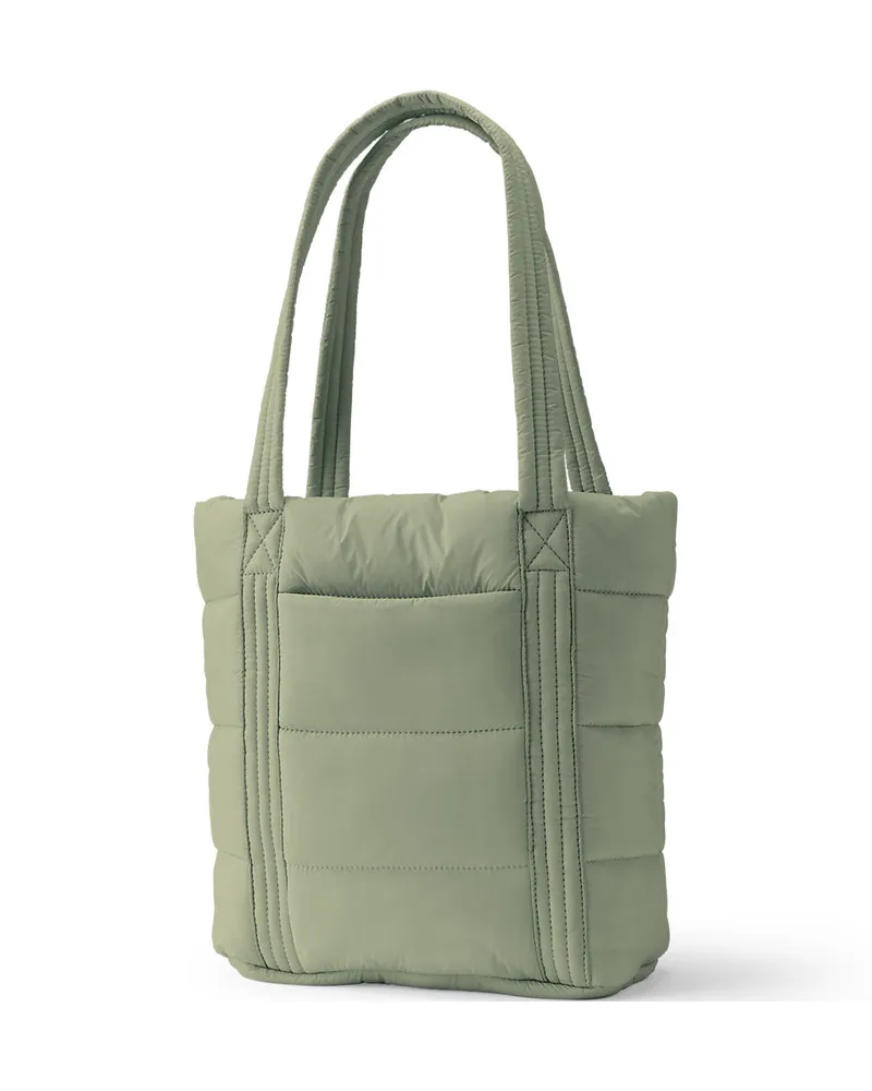 Lands' End Ultraleichte verstaubare Stepptasche Wanderweight, Damen, Größe:null regular, Grün, Nylon, by Grün