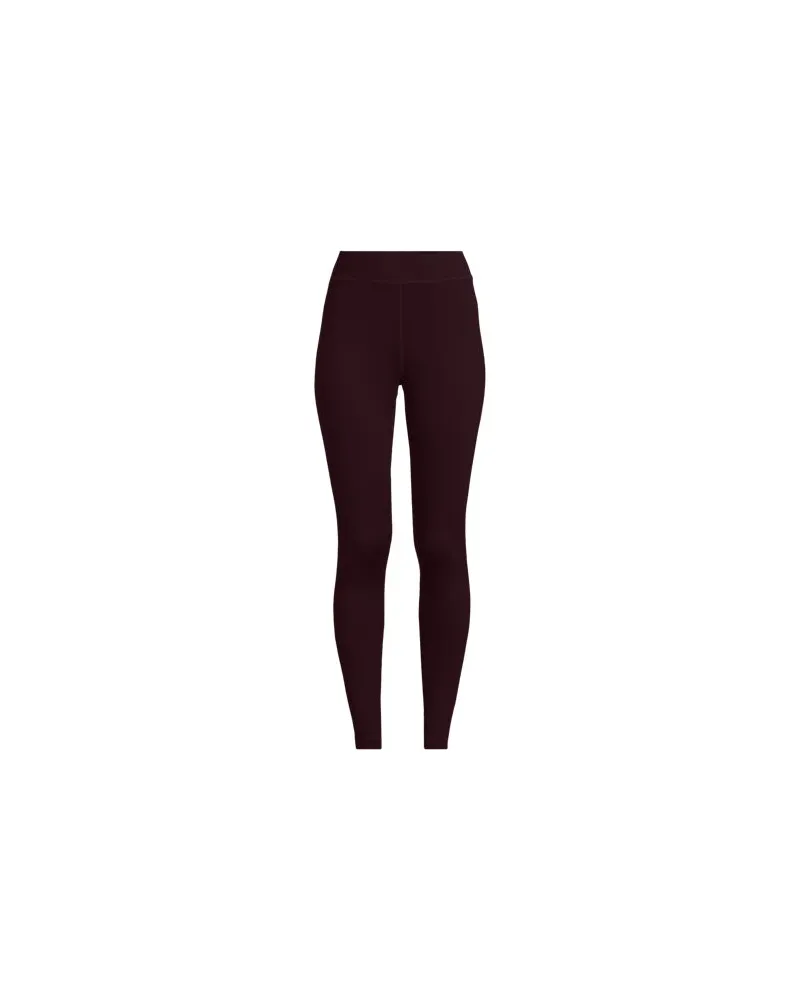 Lands' End Lange Stretch-THERMASKIN-Unterhose, Damen, Größe petite, Rot, Elasthan/Polyester-Mischung, by Rot