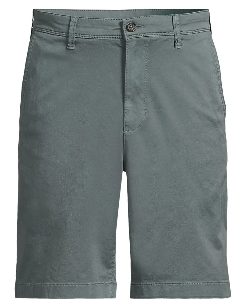 Lands' End Slim Fit Chino-Shorts, Herren, Größe regular, Grün, by Grün
