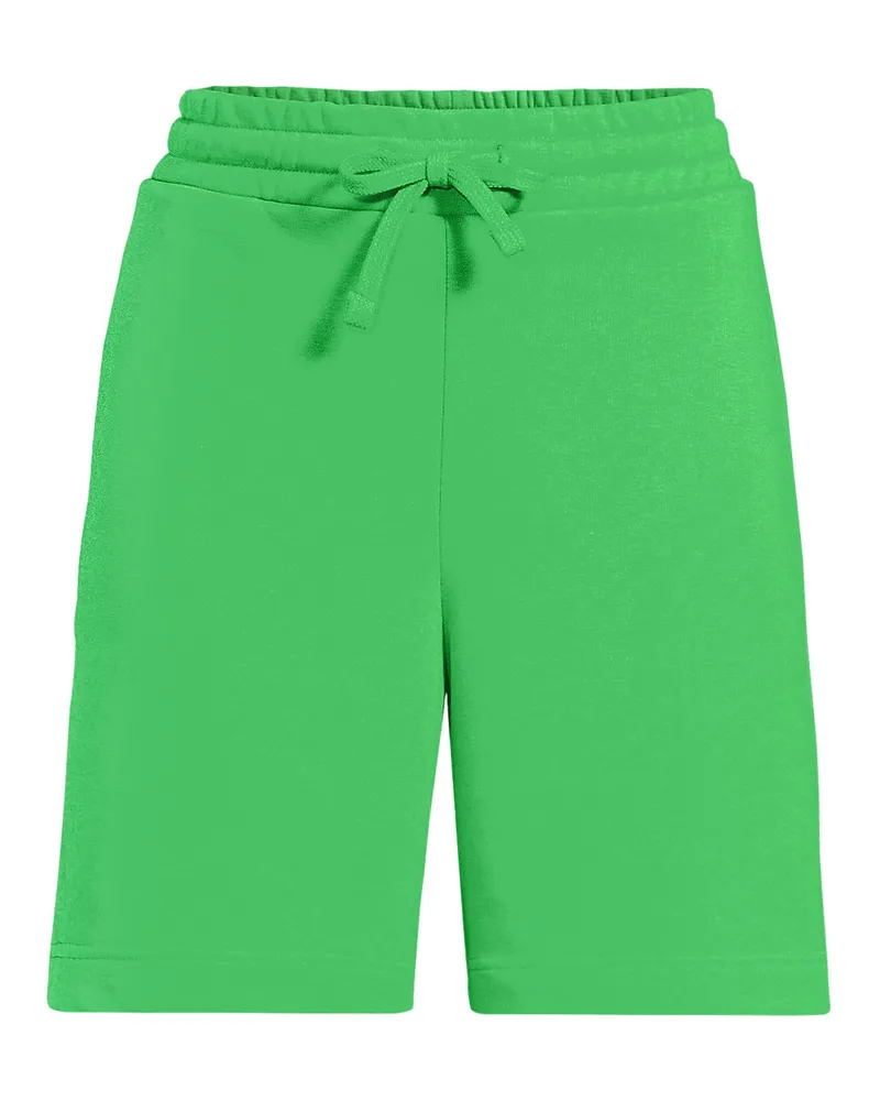 Lands' End Leichte Sweatshorts, Damen, Größe petite, Grün, by Grün