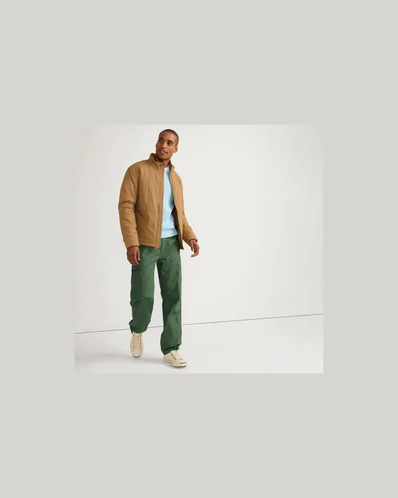 Lands' End Cargohose in Ripstop-Webung, Herren, Größe regular, Grün, by Grün