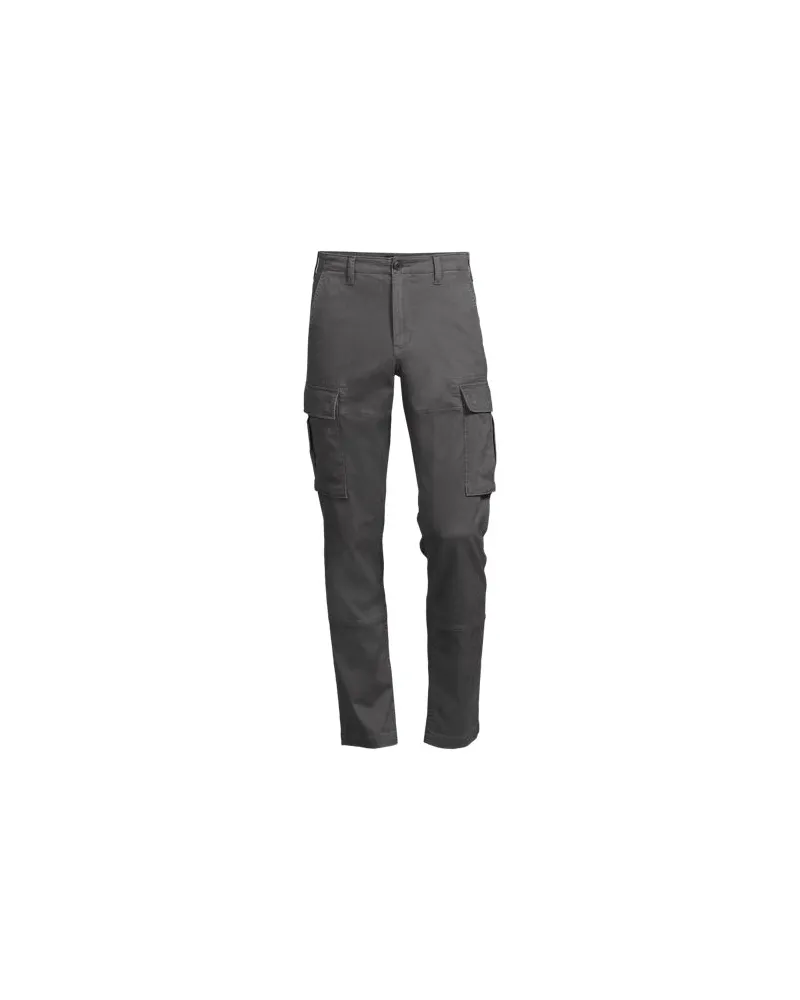 Lands' End Cargo-Chino mit Stretch, Straight Fit, Herren, Größe regular, Grau, by Grau