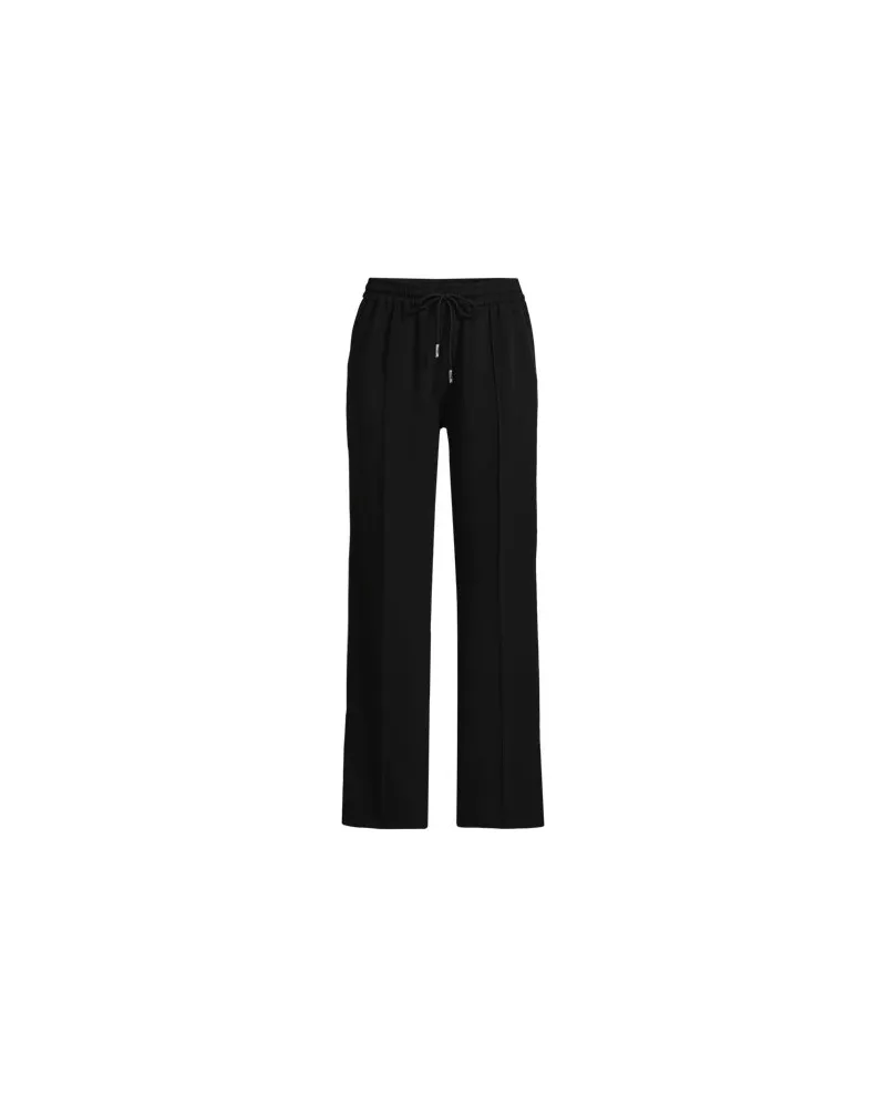 Lands' End Webhose mit seitlichem Streifenn, Damen, Größe:40-42 petite, Schwarz, Polyester/Polyester-Mischung, by Schwarz