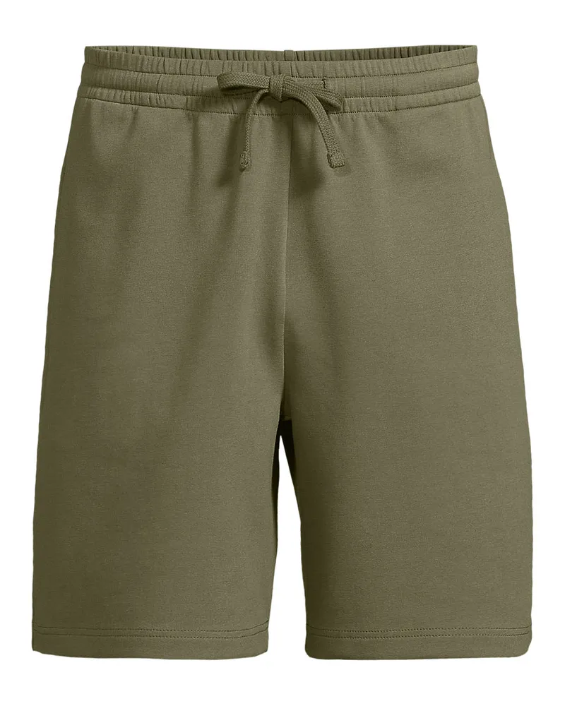 Lands' End Luxe Shorts, Herren, Größe regular, Grün, Baumwolle/Polyester/Polyester-Mischung, by Grün