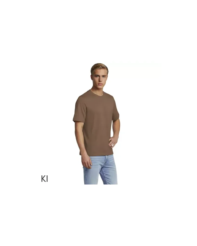 Lands' End Super-T Kurzarm-Shirt, Classic Fit, Herren, Größe regular, Braun, Baumwolle, by Braun