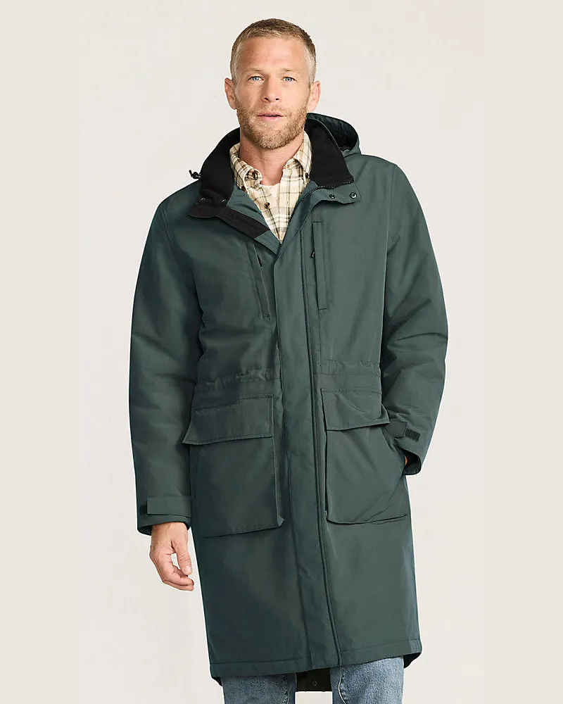 Lands' End Stadionmantel SQUALL, Herren, GrÃ¶ÃŸe regular, GrÃ¼n, Nylon, by Grã¼n
