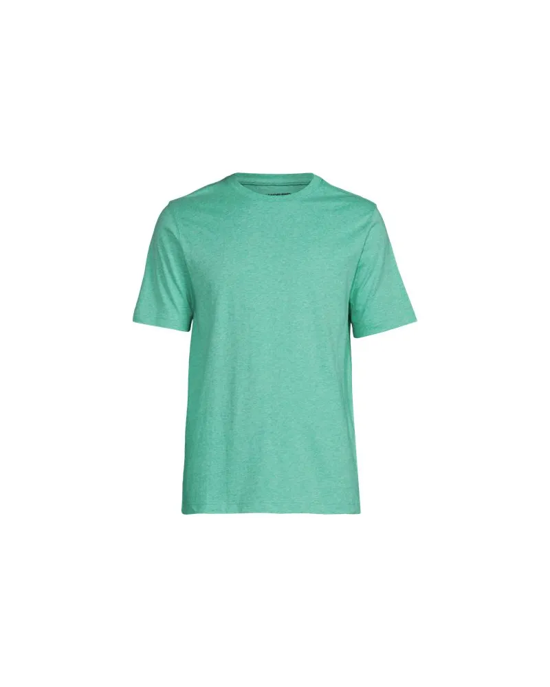 Lands' End Super-T Kurzarm-Shirt, Classic Fit, Herren, Größe:60 tall, Grün, Baumwolle, by Grün