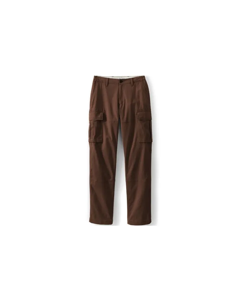 Lands' End Classic Fit Cargohose, Herren, Größe regular, Braun, Baumwoll-Mischung, by Braun