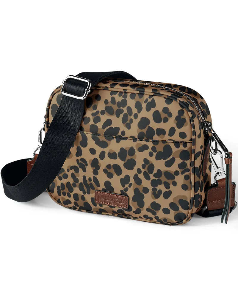 Lands' End Kleine Umhängetasche, Damen, Größe:null regular, Braun, Nylon, by Braun