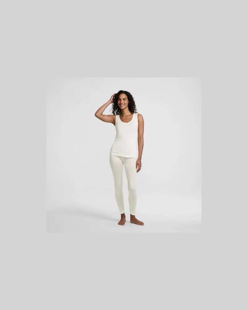 Lands' End Seidentop, Damen, Größe regular, Weiß, Seide, by Weiß