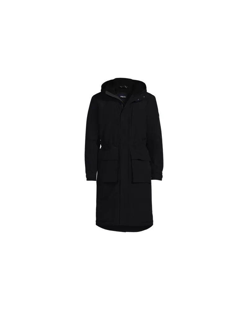 Lands' End Stadionmantel SQUALL, Herren, Größe:44-46 regular, Schwarz, Nylon, by Schwarz