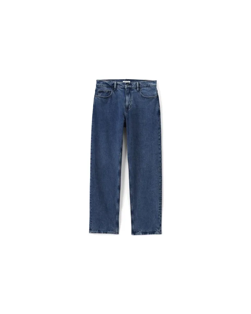 Lands' End Stretch-Jeans mit Komfortbund, Classic Fit, Herren, Größe regular, Blau, Elasthan/Baumwoll-Mischung, by Blau