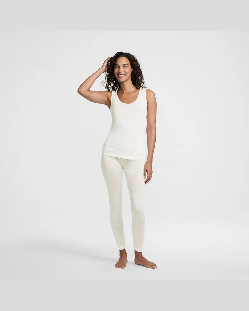 Lands' End Seidentop, Damen, Größe regular, Weiß, Seide, by Weiß